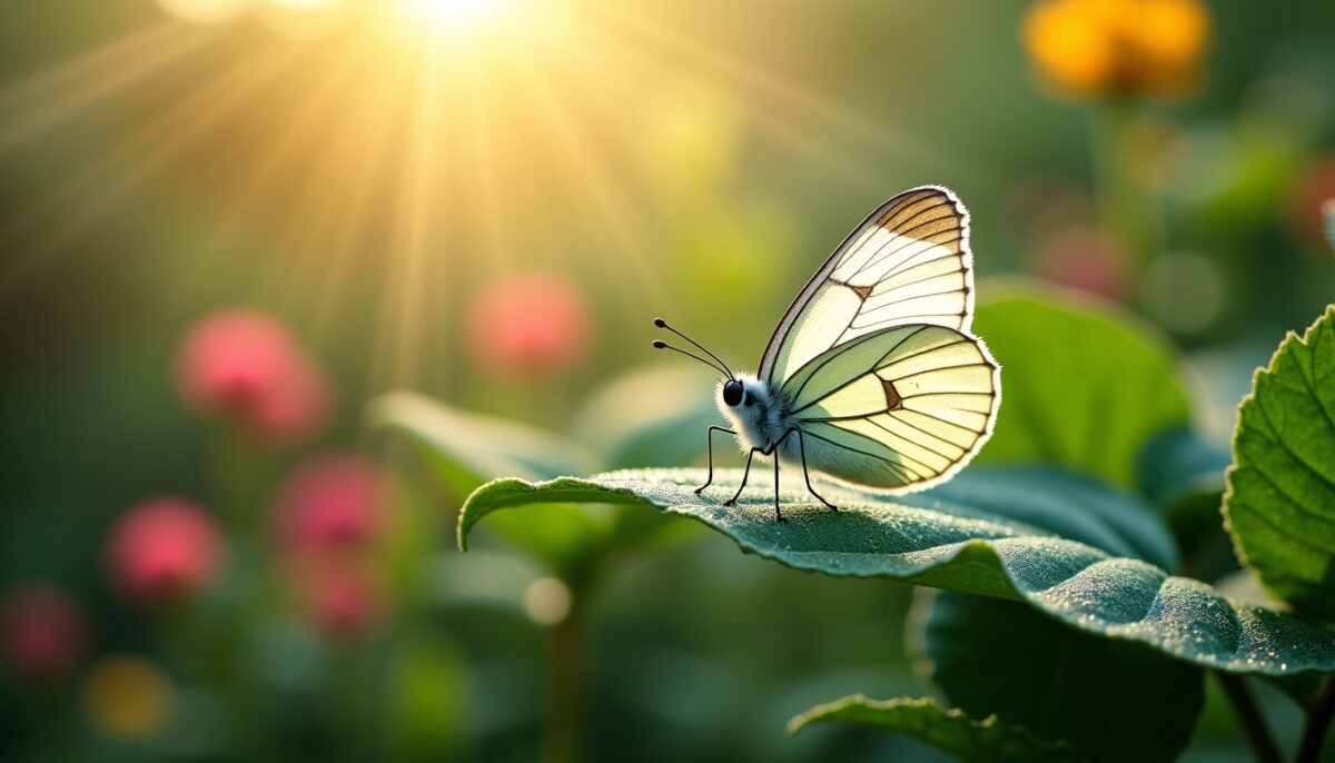 Papillon blanc : découvrez la signification spirituelle et les messages symboliques cachés
