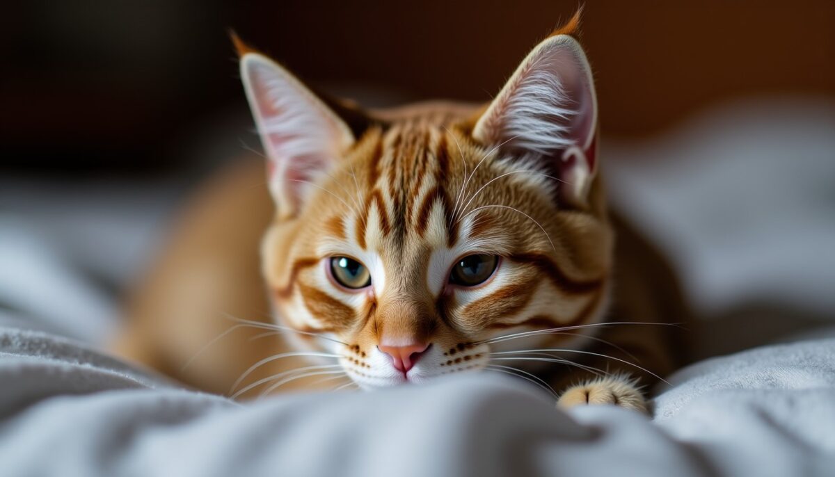 Chat endormi sur votre lit : révélations spirituelles et messages des énergies animales